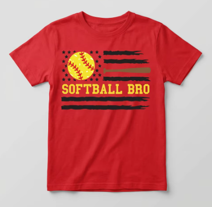 Softball Bro- Flag Design